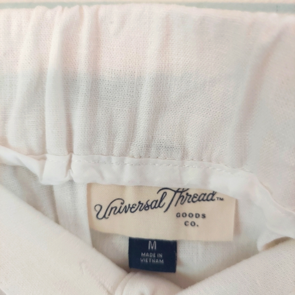 Universal Thread - Medium - White Button Down Skirt and Crop Top 2 Piece Set - Picture 9 of 10